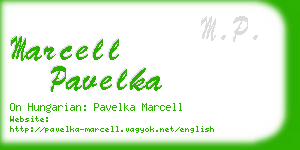 marcell pavelka business card
